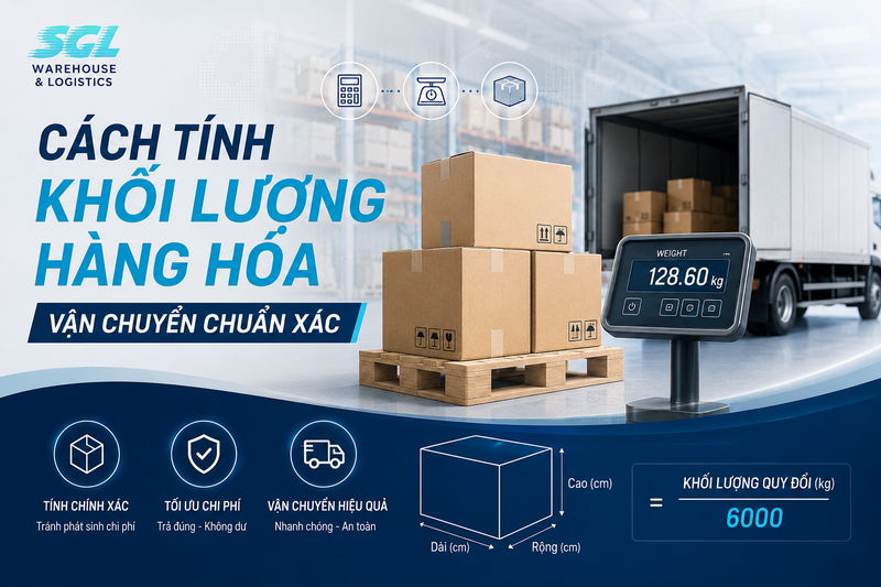Vì sao việc tính khối lượng hàng hóa vận chuyển lại quan trọng?