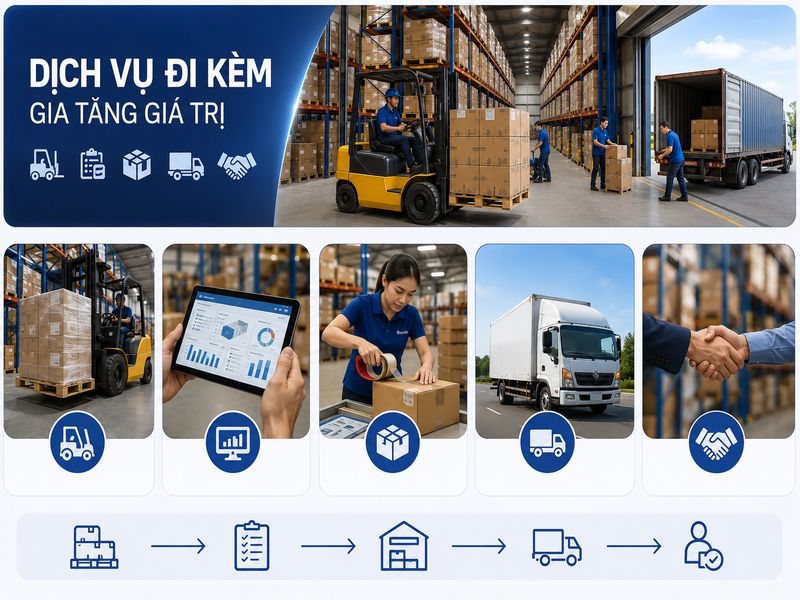 Các dịch vụ đi kèm giúp gia tăng giá trị